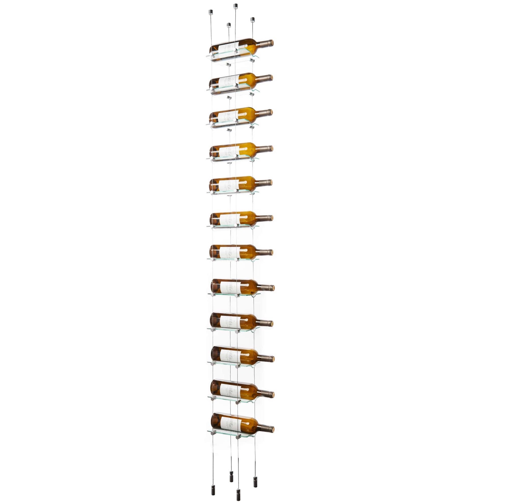 12 Bottle Floating Wine Rack