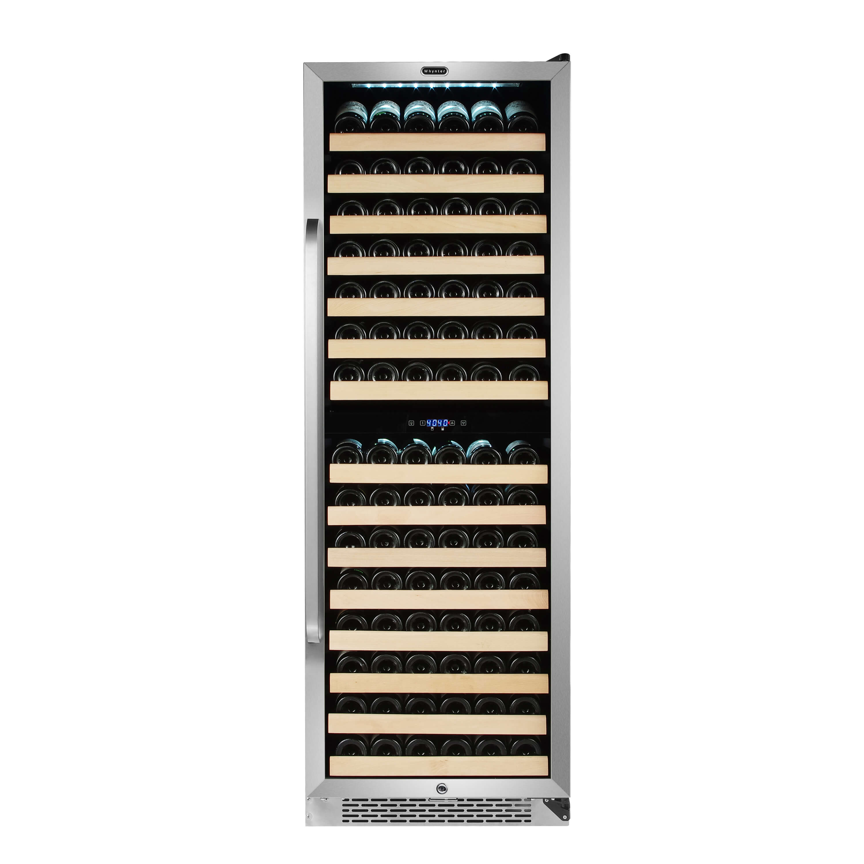 Whynter BWR-1642DZ 164 Bottle Built-in Dual Zone Stainless Steel Wine Refrigerator
