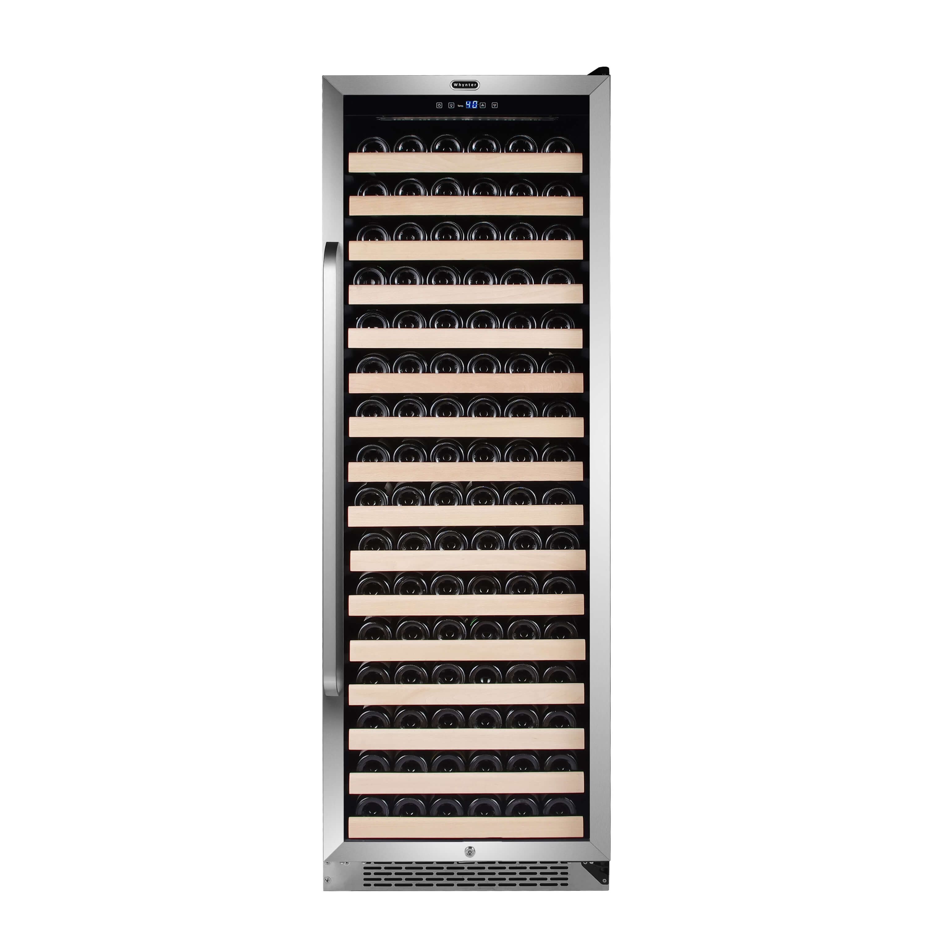 Whynter BWR-1662SD 166 Bottle Built-in Stainless Steel Wine Refrigerator