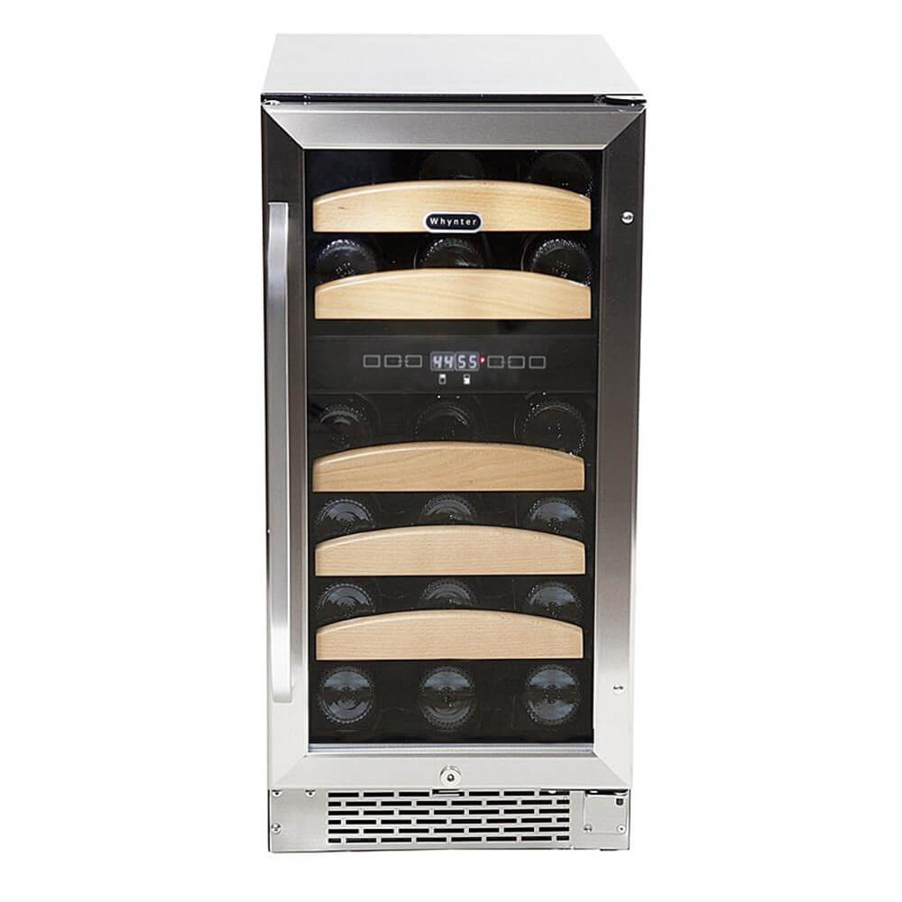 Whynter BWR-281DZ 28 Bottle Dual Zone Built-In Wine Refrigerator