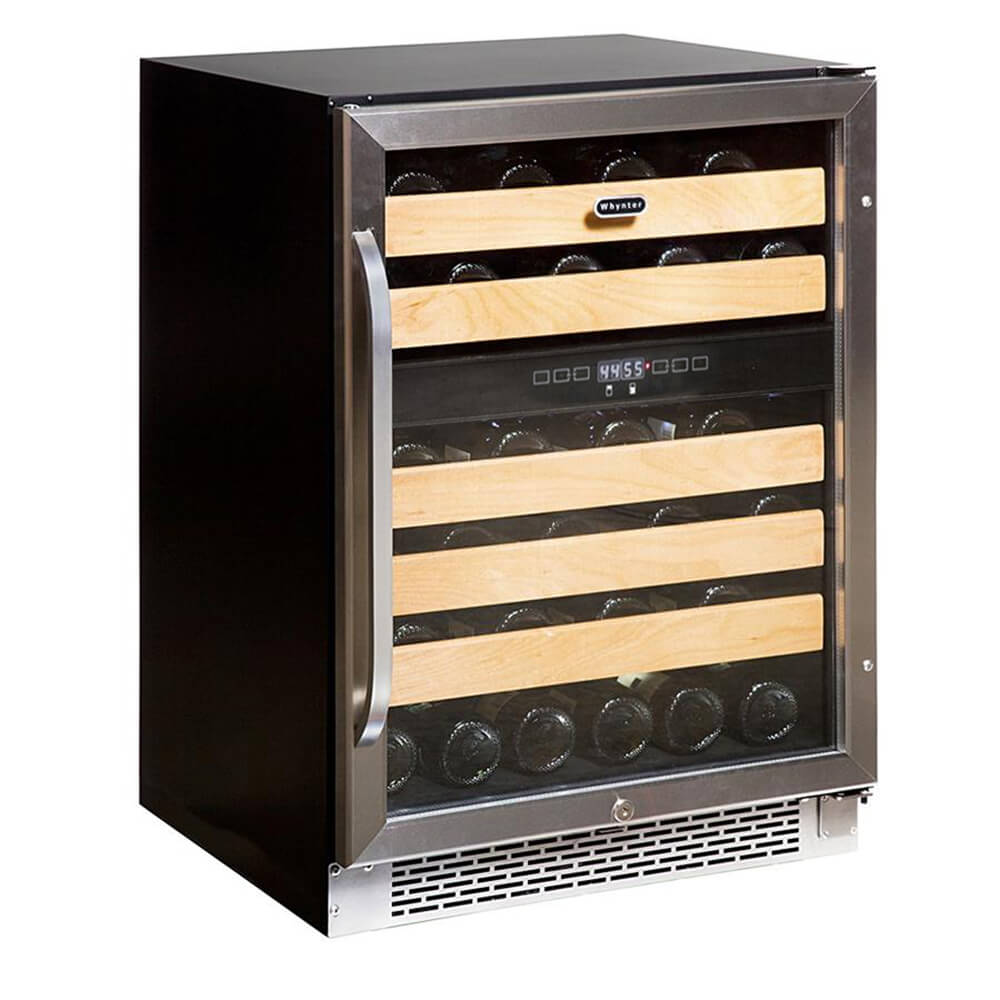 Whynter BWR-461DZ 46 Bottle Dual Zone Built-In Wine Refrigerator