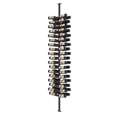 Helix Double Sided Wine Rack Post Kit 10 Dual Matte Black