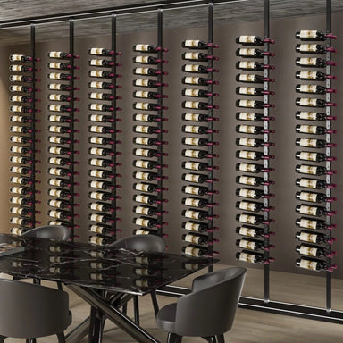 Helix Double Sided Wine Rack Post Kit 10 Dual on wall
