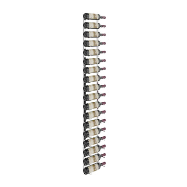 W Series Wine Rack 6 Single Chrome Lux