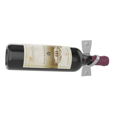 helix single 5 wall mounted metal wine rack cool grey