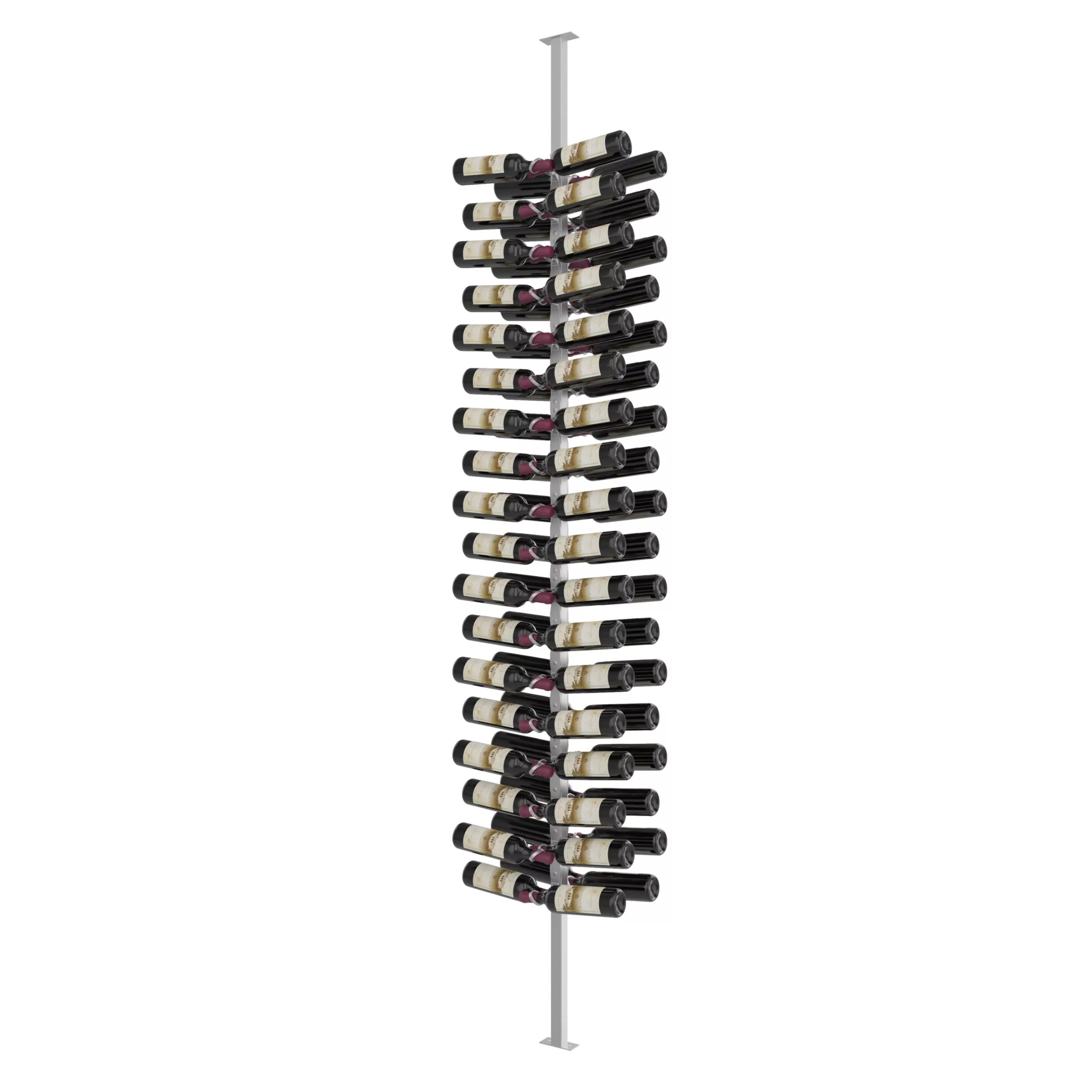 Helix Double Sided Wine Rack Post Kit 10 Dual Cool Grey