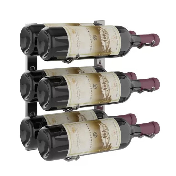 W Series Wine Rack 1 double gunmetal luxe