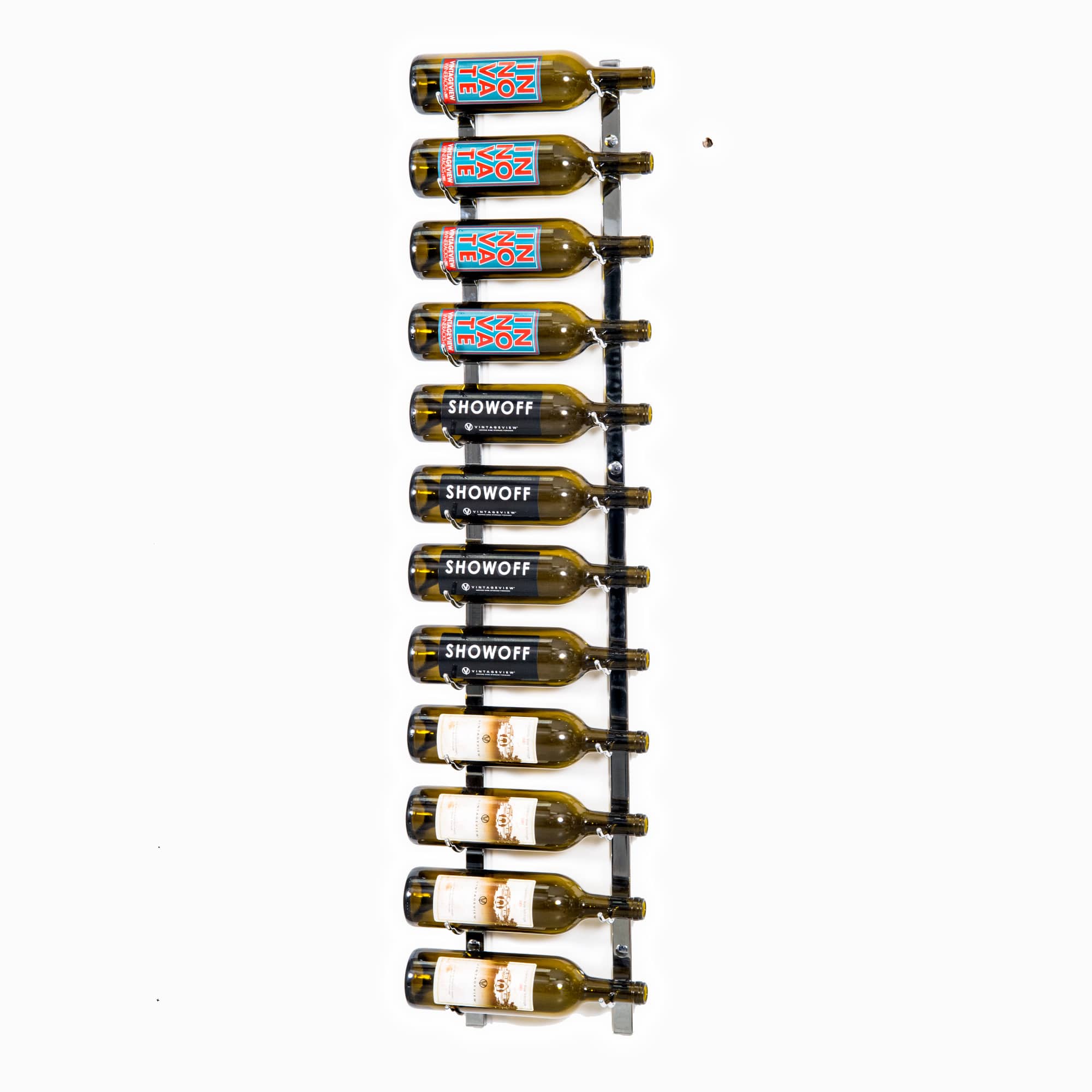 W Series Wine Rack 4 single chrome luxe
