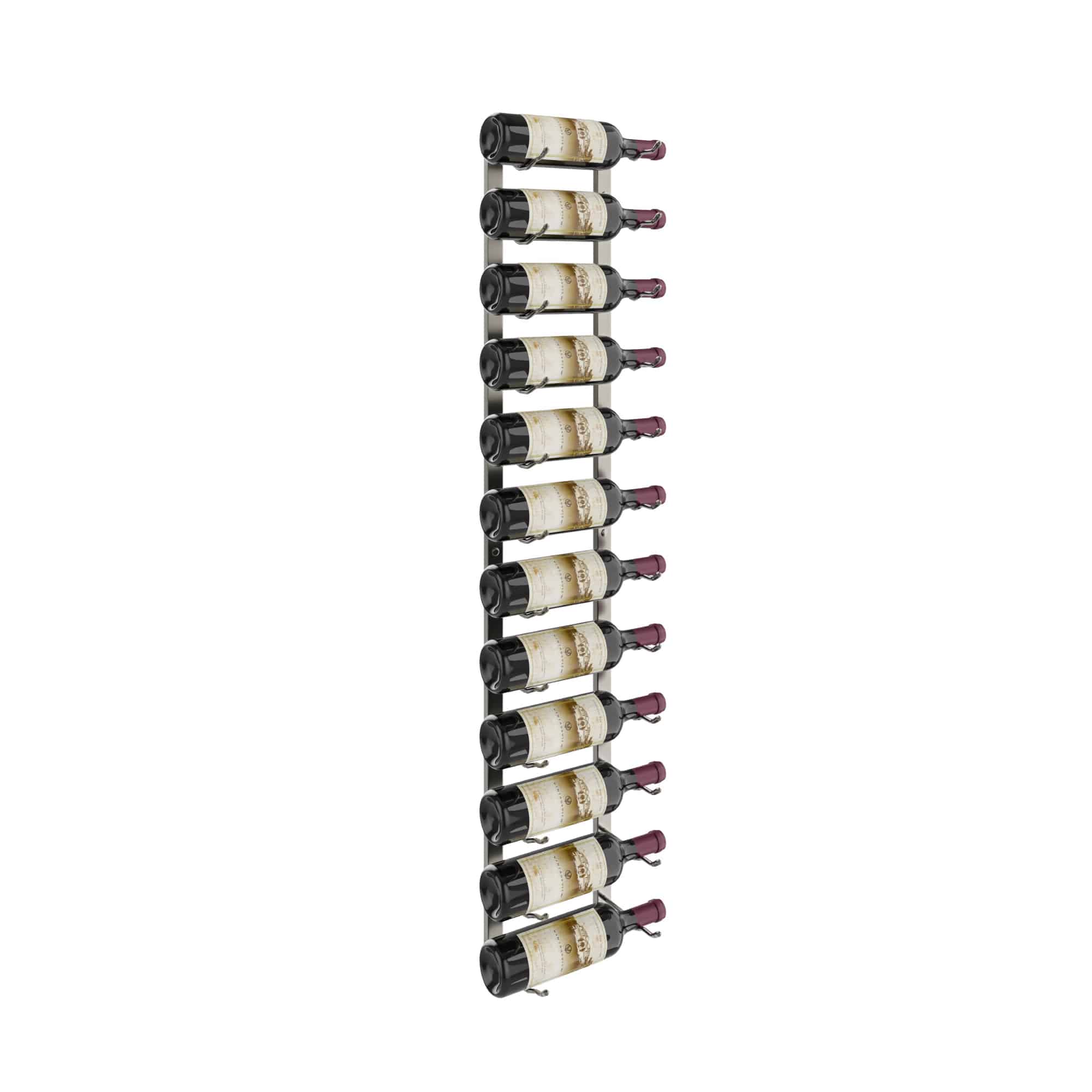 W Series Wine Rack 4 single gunmetal