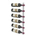 helix single 30 wall mounted metal wine rack cool grey