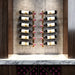 helix single 5 wall mounted metal wine rack display