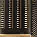 helix single 45 wall mounted metal wine rack in wine room